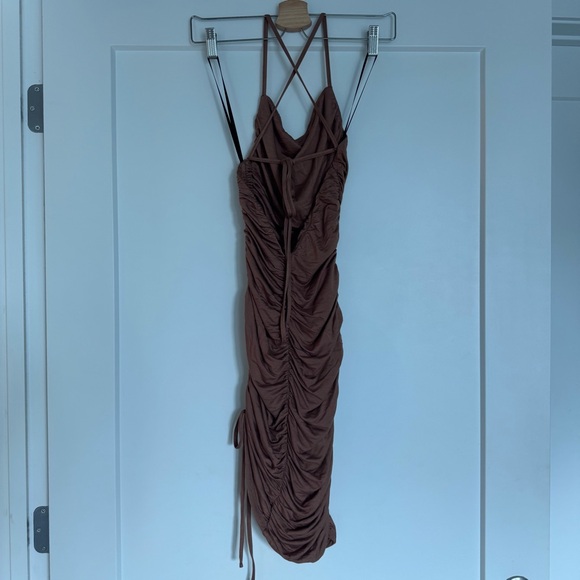 MAJORELLE Tan Mini Dress - Picture 4 of 4